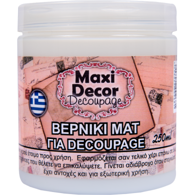 Βερνίκι Νερού Maxi Decor 250ml Ματ_VD22002681